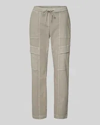 TONI Jogpants mit Teilungsnähten Khaki