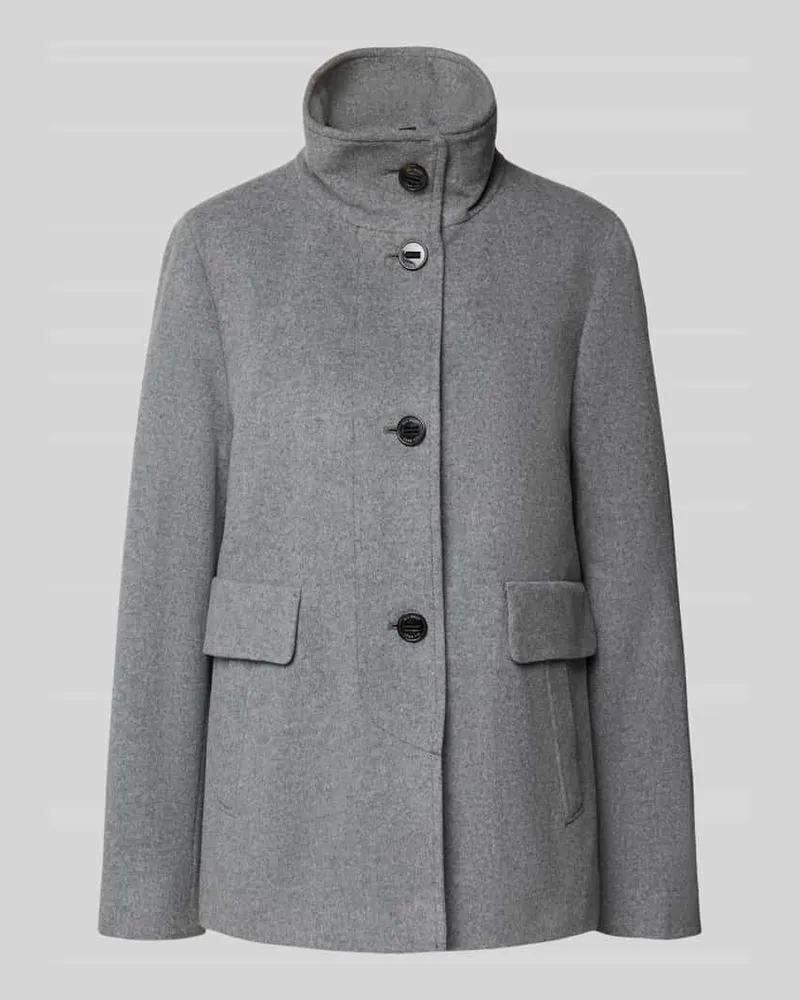 Gil Bret Regular Fit Wolljacke mit Kaschmir-Anteil Hellgrau
