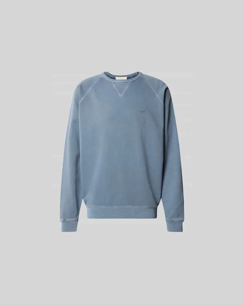 Closed Relaxed Fit Sweatshirt aus Baumwolle Mittelgrau