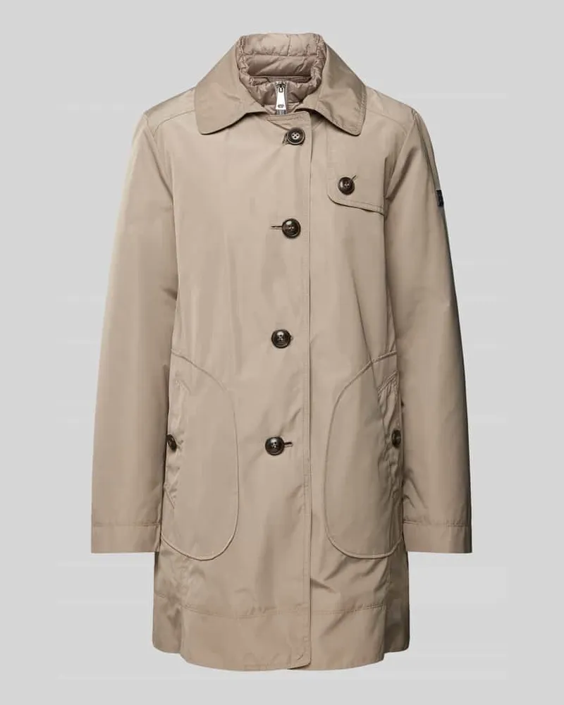 Betty Barclay Jacke mit Umlegekragen und Eingrifftaschen Beige