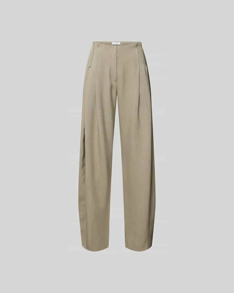 IRO Wide Fit Stoffhose mit Bundfalten Khaki