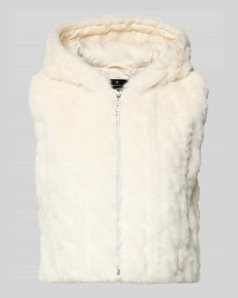 monari Weste mit Kapuze Offwhite