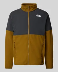 The North Face Sweatjacke mit Label-Stitching Modell 'GLACIER Khaki