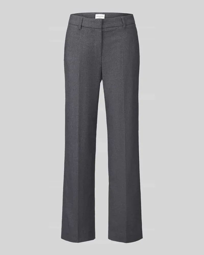 SEDUCTIVE  Regular Fit Chino aus Woll-Mix mit Viskose-Anteil Modell 'LUCA Dunkelgrau