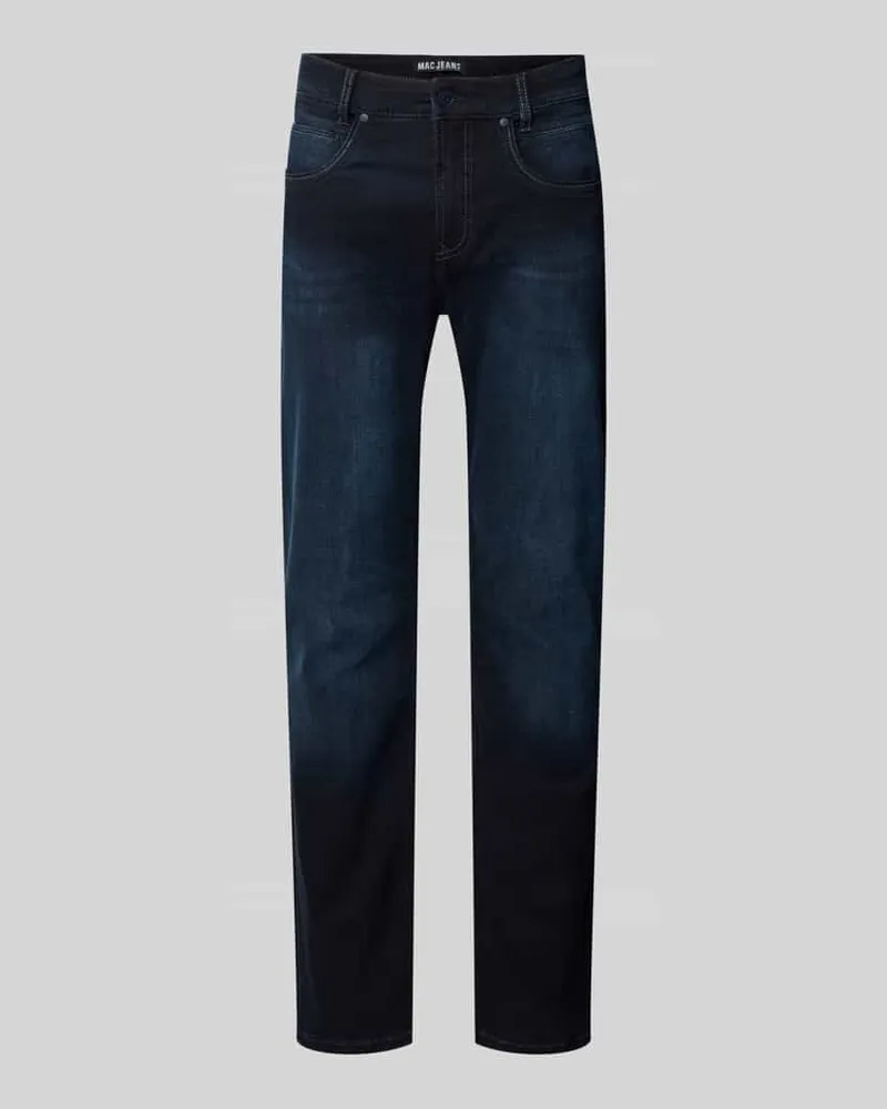 MAC Jeans Jeans im 5-Pocket-Design Modell "ARNE PIPE Marine