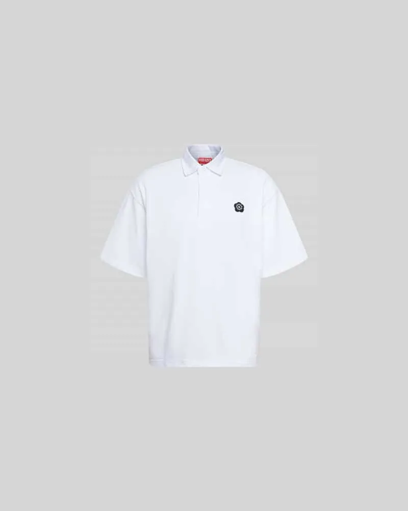 Kenzo Poloshirt aus reiner Baumwolle Weiss