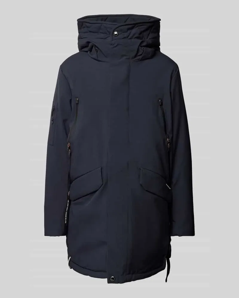 khujo Jacke mit Kapuze Modell 'Carl Marine