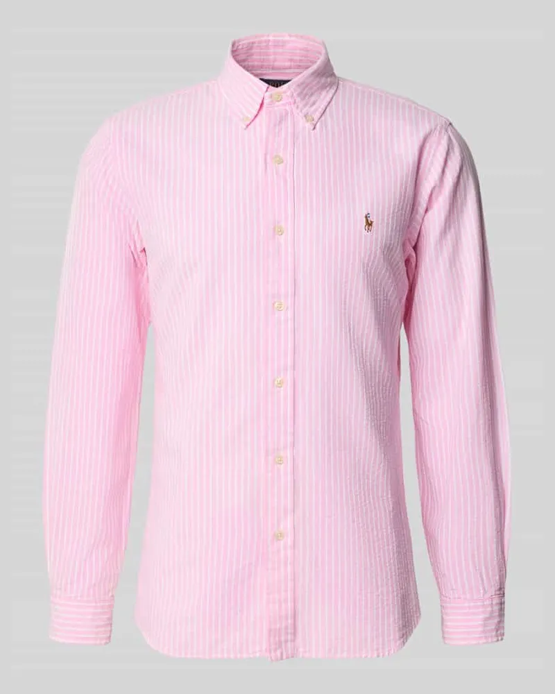 Ralph Lauren Regular Fit Freizeithemd aus reiner Baumwolle Rosa