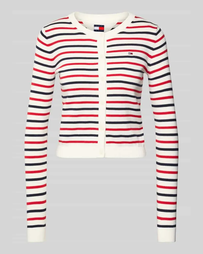 Tommy Hilfiger Regular Fit Cardigan aus Baumwolle Rot