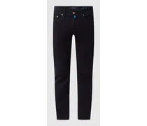 Slim Fit Jeans mit hohem Stretch-Anteil Modell 'Lyon' - 'Futureflex