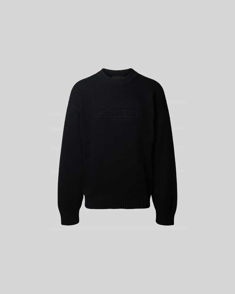 Dsquared2 Pullover in Strick-Optik Black