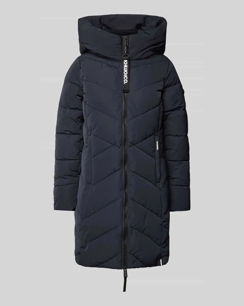 khujo Steppmantel mit Label-Detail Modell 'DARKA Marine
