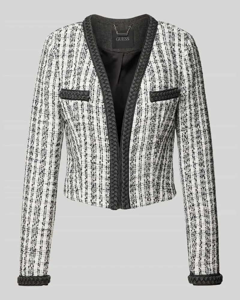 Guess Blazer mit Strukturmuster Modell 'TOSCA Black