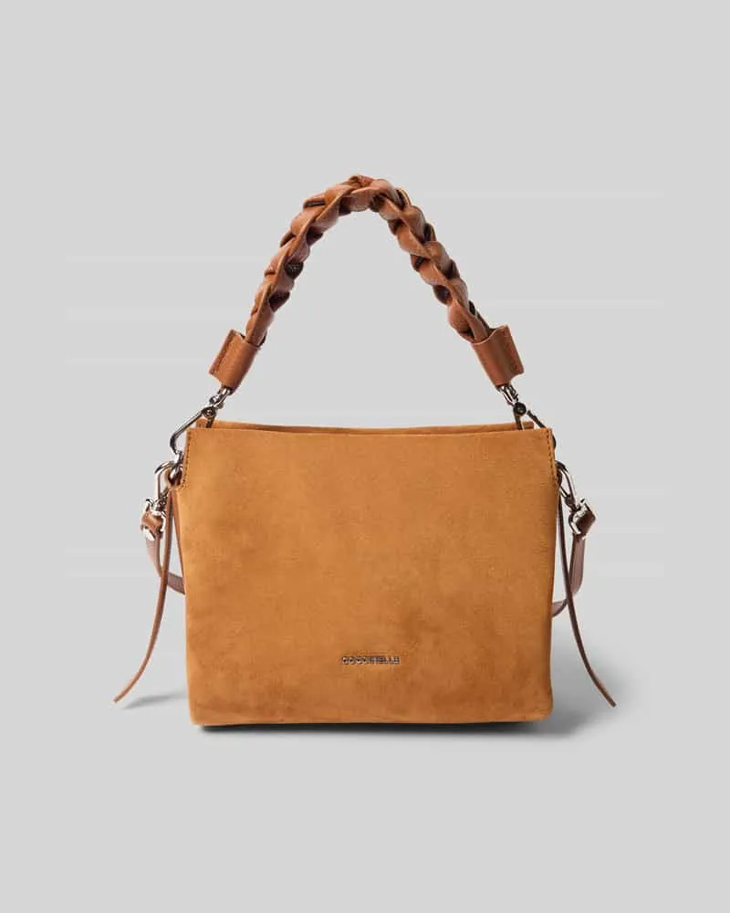 Coccinelle Handtasche mit Label-Detail Modell 'BOHEME Cognac