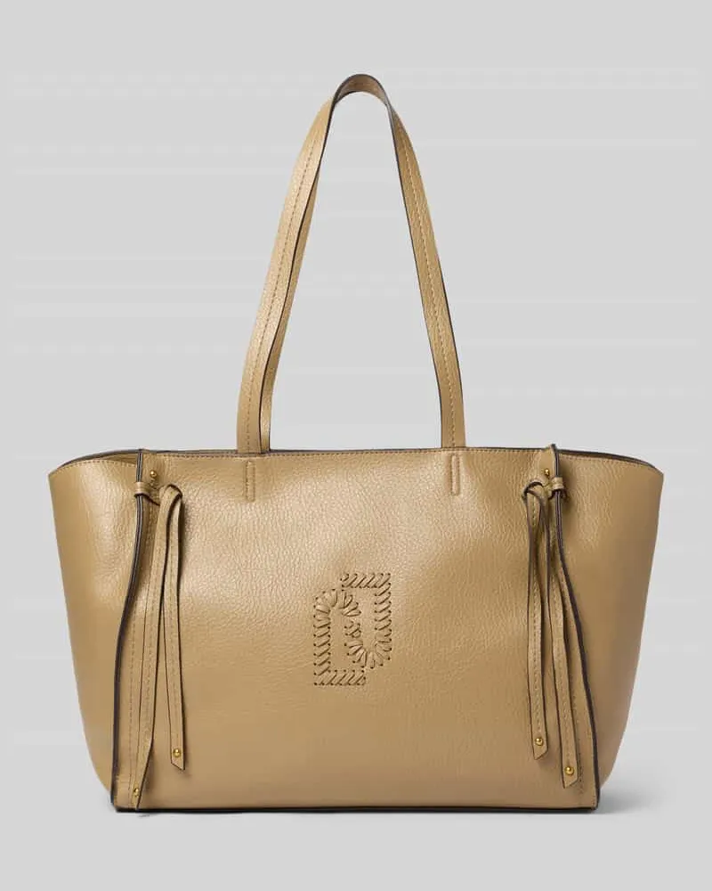 Liu Jo Tote Bag mit Logo-Detail Modell 'Lapis Khaki