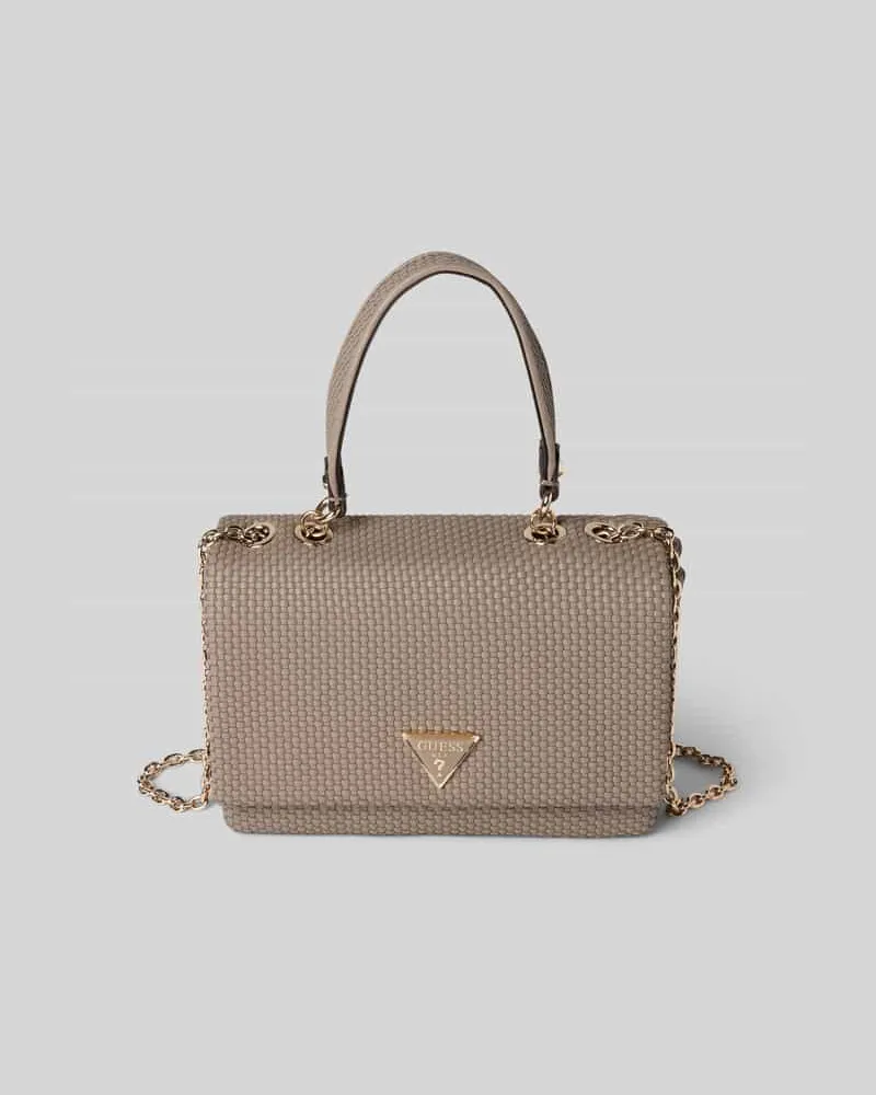 Guess Handtasche in Flecht-Optik Modell 'PHAEDRA Taupe