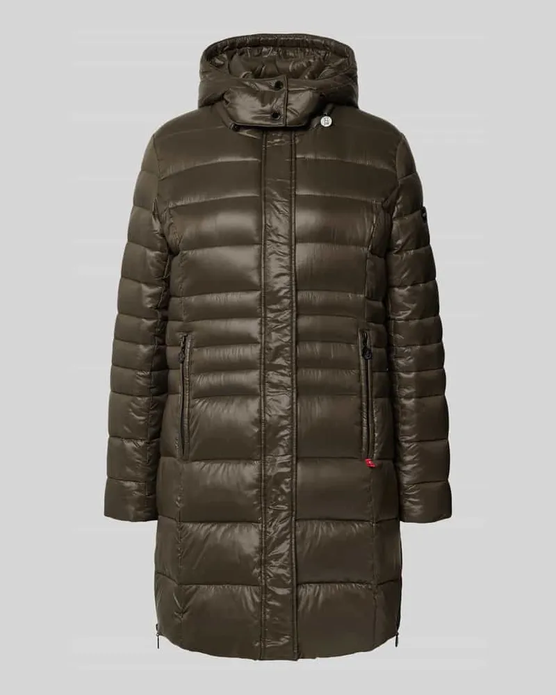 Frieda & Freddies Steppmantel mit Kapuze Modell 'DALIA Oliv