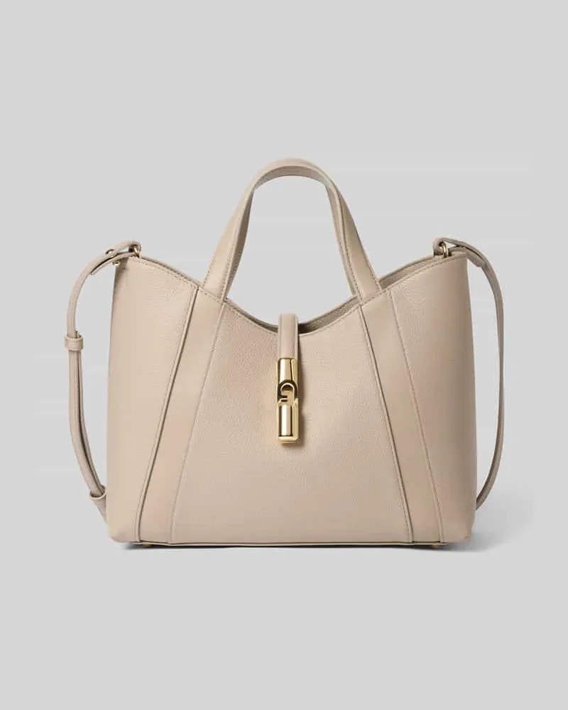 Furla Handtasche mit Applikation Modell 'GOCCIA Beige