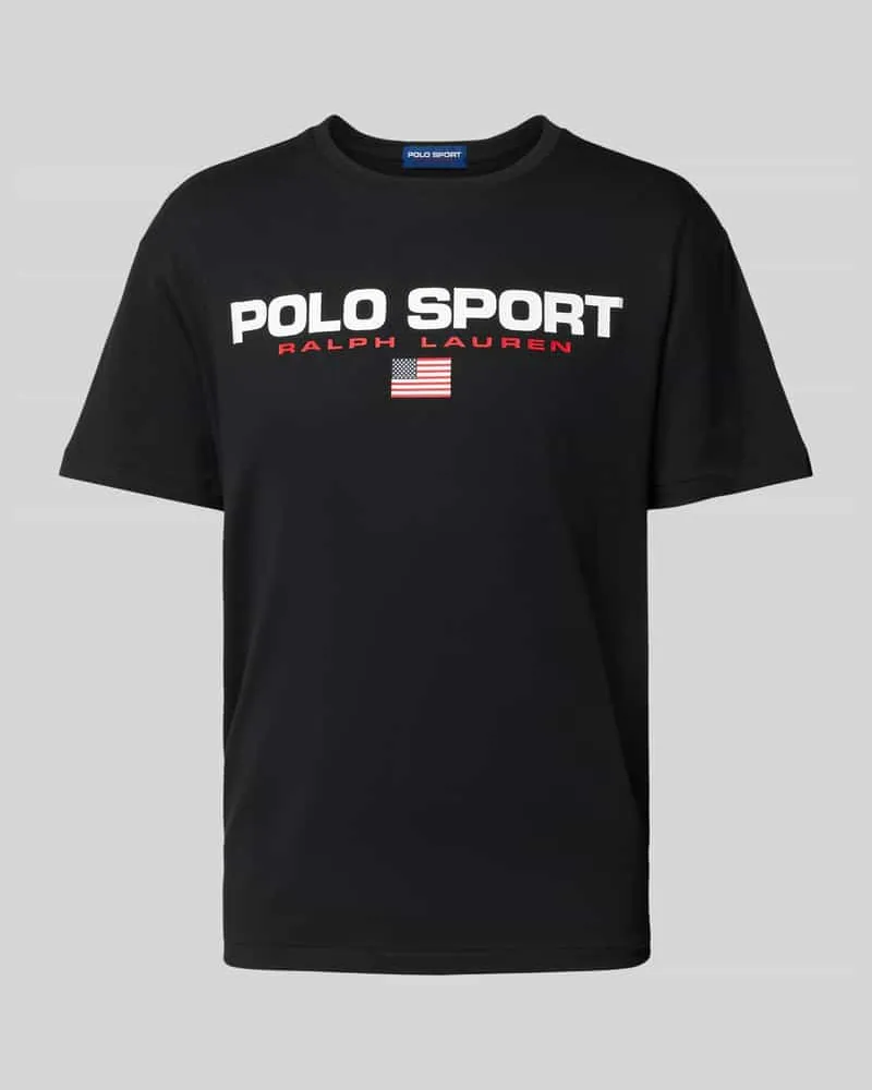 Ralph Lauren T-Shirt mit Label-Print Black