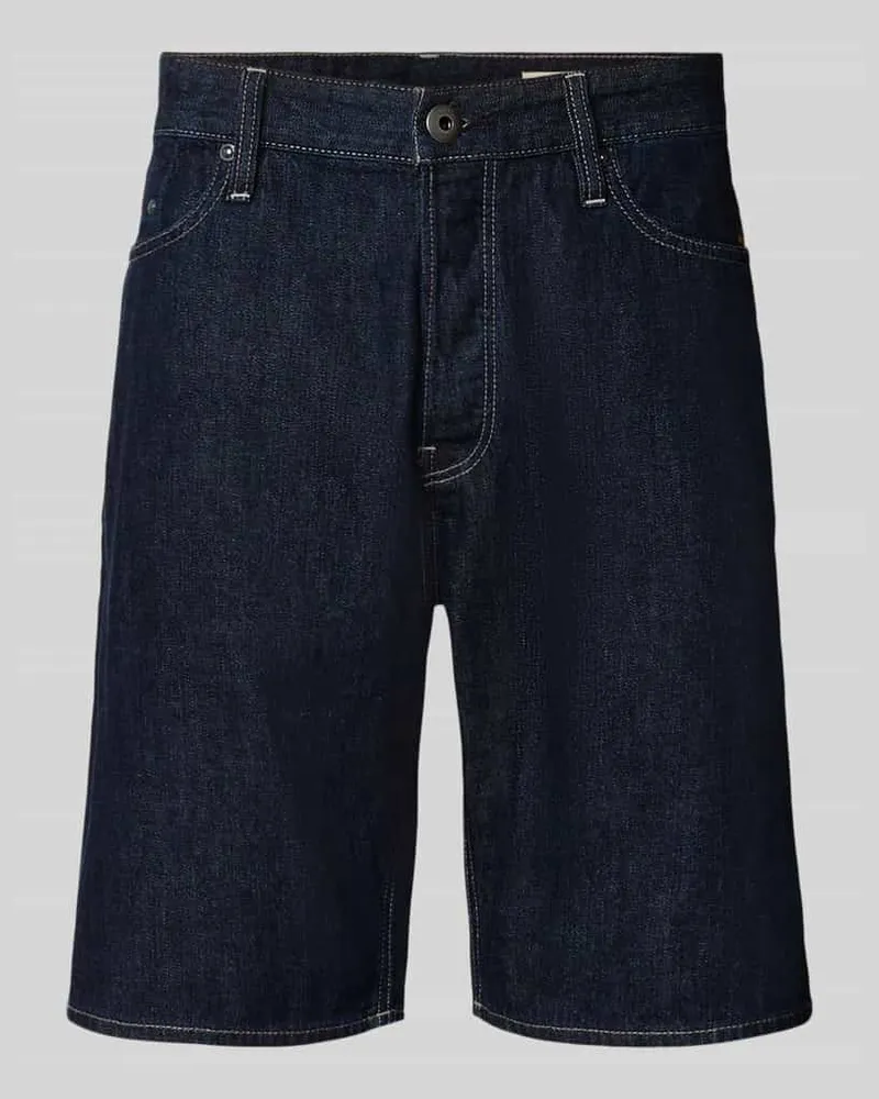 G-STAR RAW Regular Fit Jeansshorts aus reiner Baumwolle Modell 'DAKOTA SHORT Dunkelblau