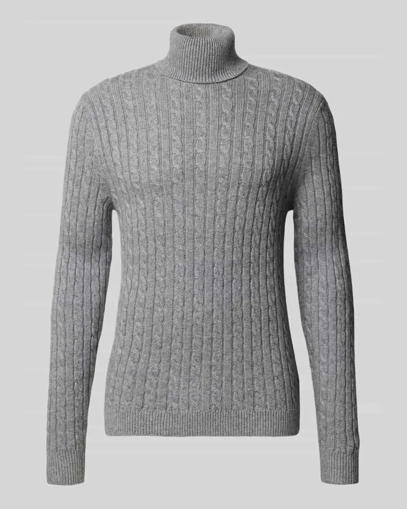Tiger of Sweden Rollkragenpullover mit Kaschmir-Anteil Modell 'Wilde Mittelgrau