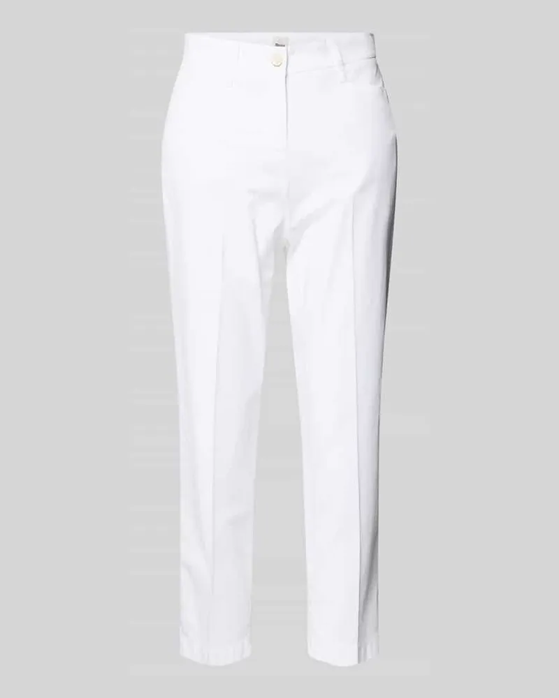 Brax Hose in verkürzter Passform Modell 'Mara S Weiss