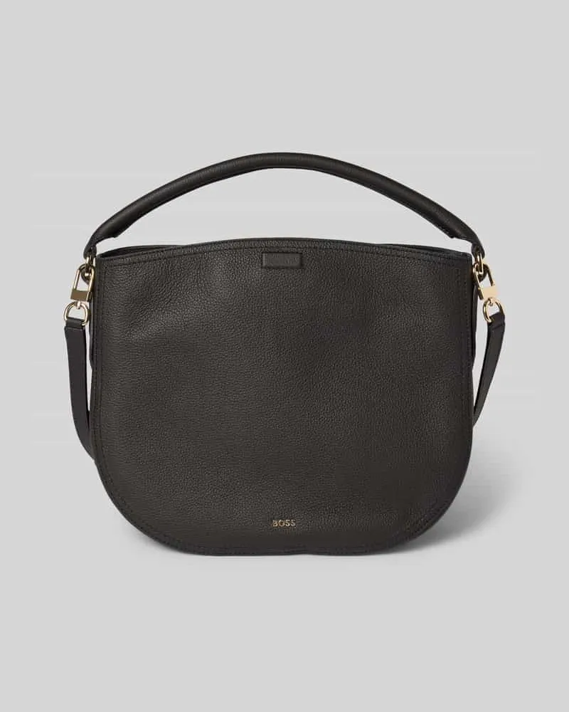HUGO BOSS Umhängetasche aus echtem Leder Modell 'LENAH Black