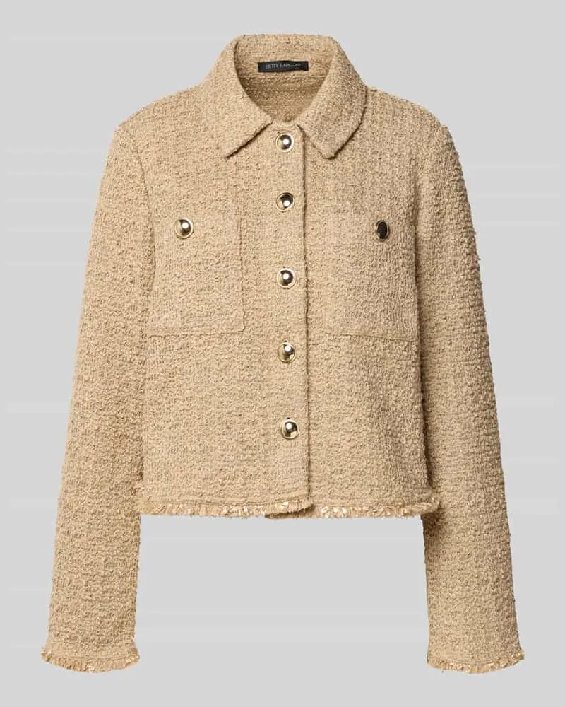 Betty Barclay Blazer in Bouclé-Opik Beige