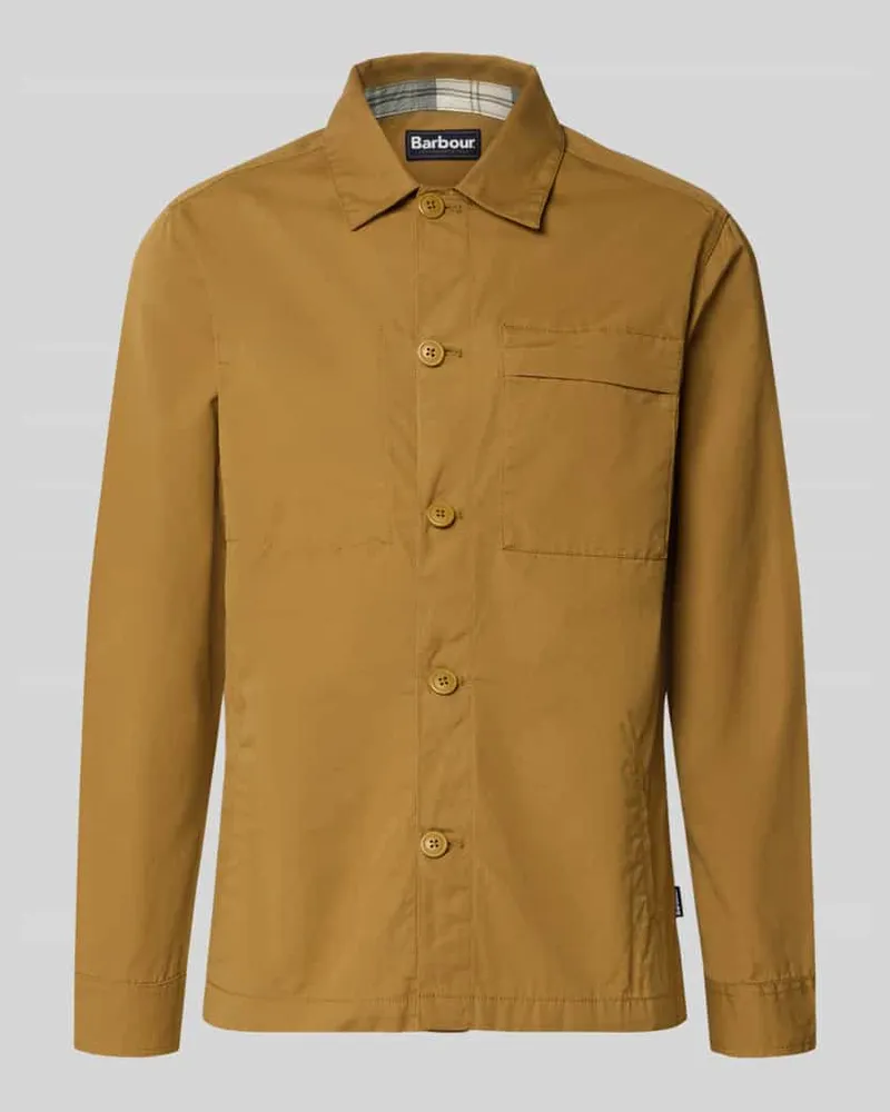 Barbour Regular Fit Freizeithemd aus reiner Baumwolle Sand