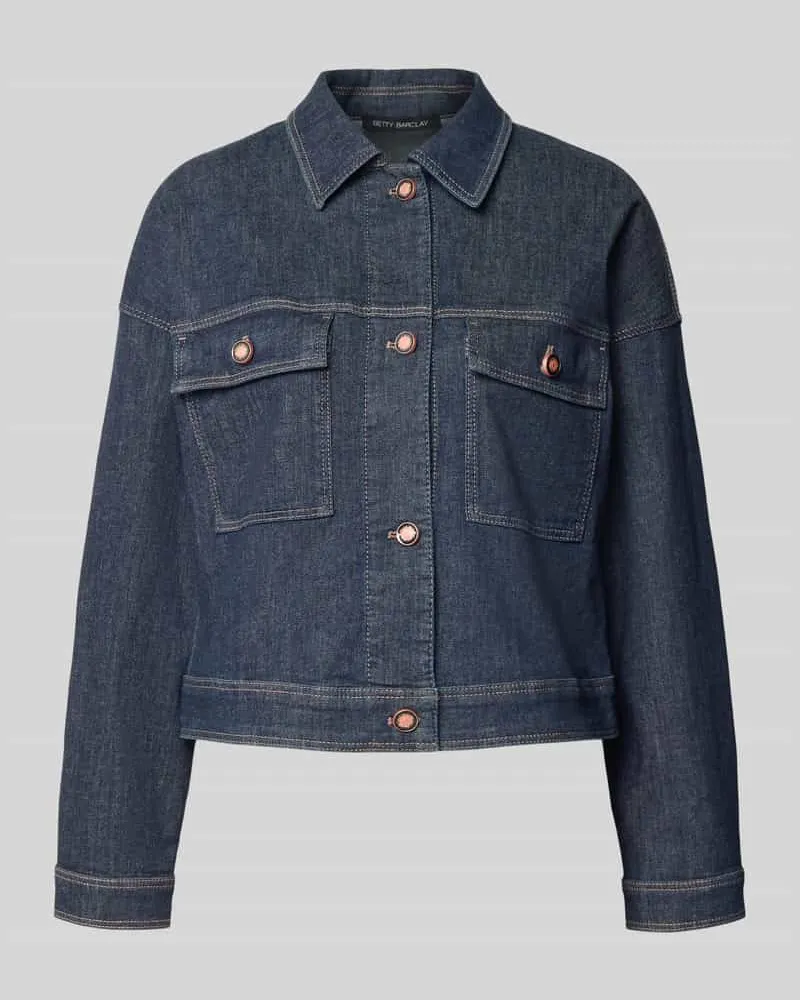 Betty Barclay Jeansjacke mit Brusttaschen Jeansblau