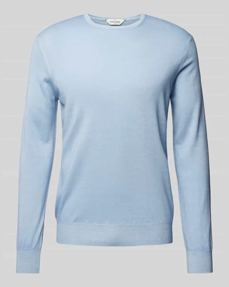Gran Sasso Strickpullover aus reinem Kaschmir Hellblau