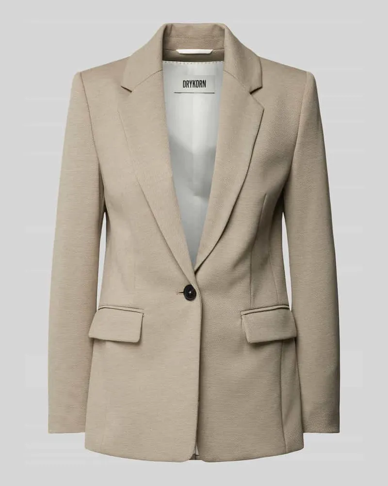 Drykorn Blazer mit Reverskragen Modell 'ATLIN Hellbraun