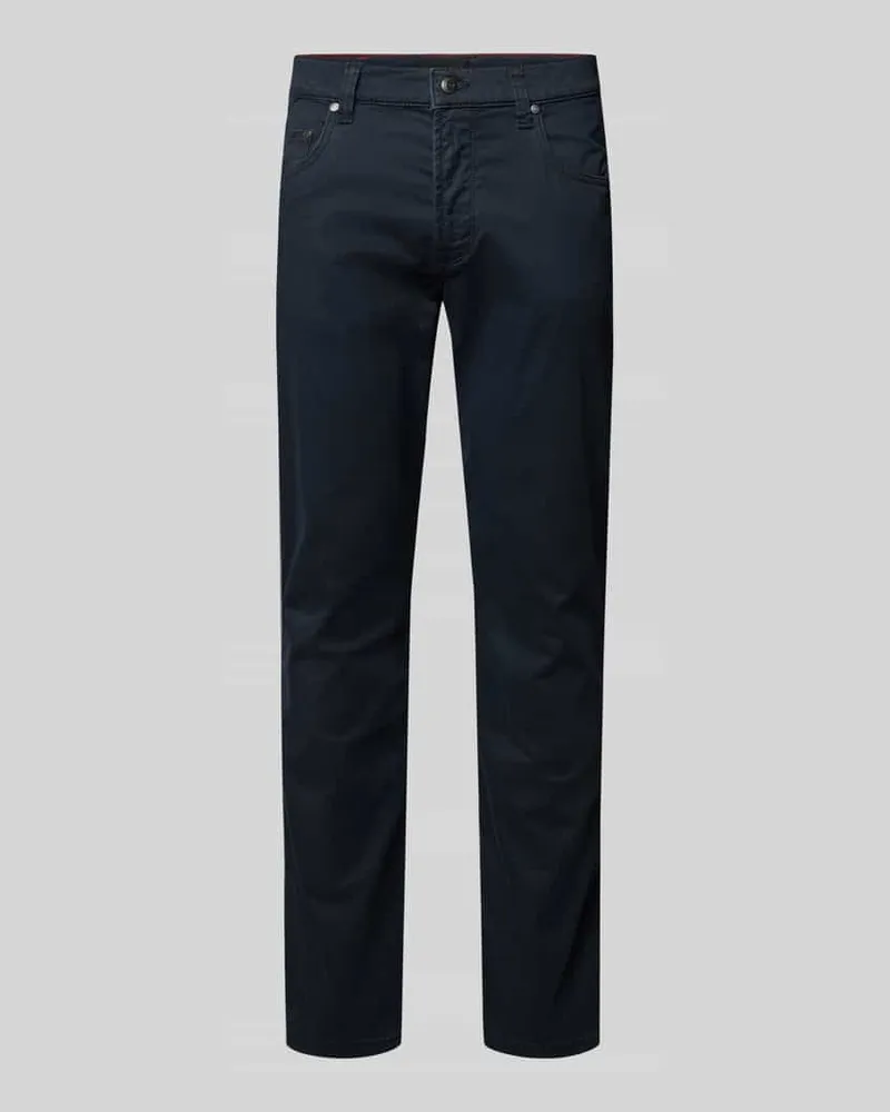 Bugatti Modern Fit Hose im 5-Pocket-Design Marine