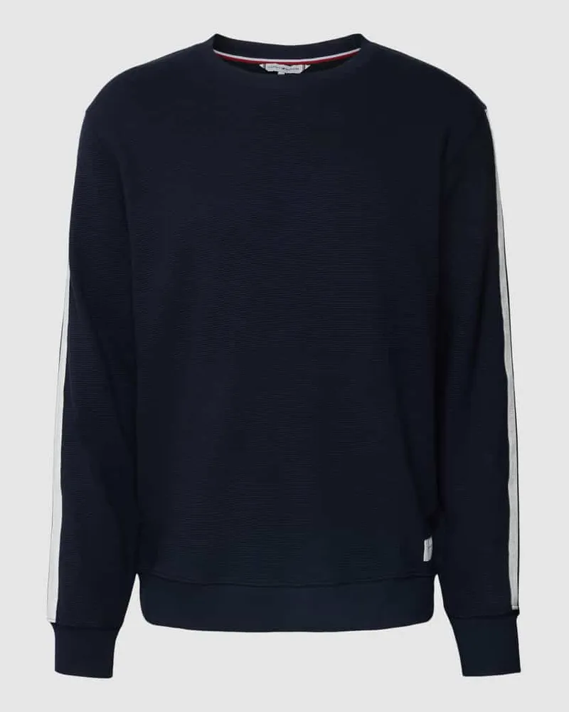 Tommy Hilfiger Sweatshirt mit Rundhalsausschnitt Marine