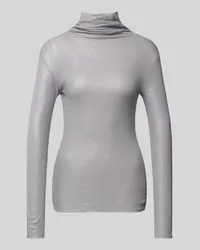 Luisa Cerano Longsleeve mit Turtleneck Anthrazit