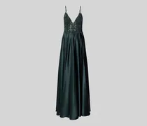 Abendkleid mit Spitzenbesatz