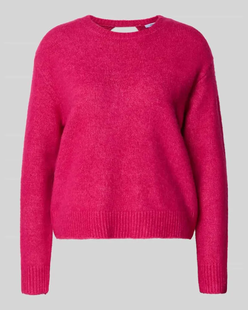 Suncoo Strickpullover mit Rundhalsausschnitt Modell 'PLAMEDI Pink
