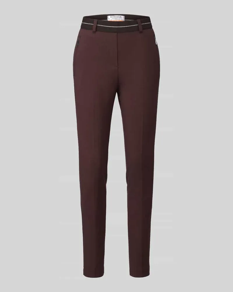Brax Super Slim Fit Hose aus Viskose-Mix Modell 'LILLYTH Dunkelbraun