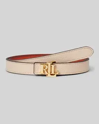 Ralph Lauren Gürtel aus Leder mit Wendefunktion Sand