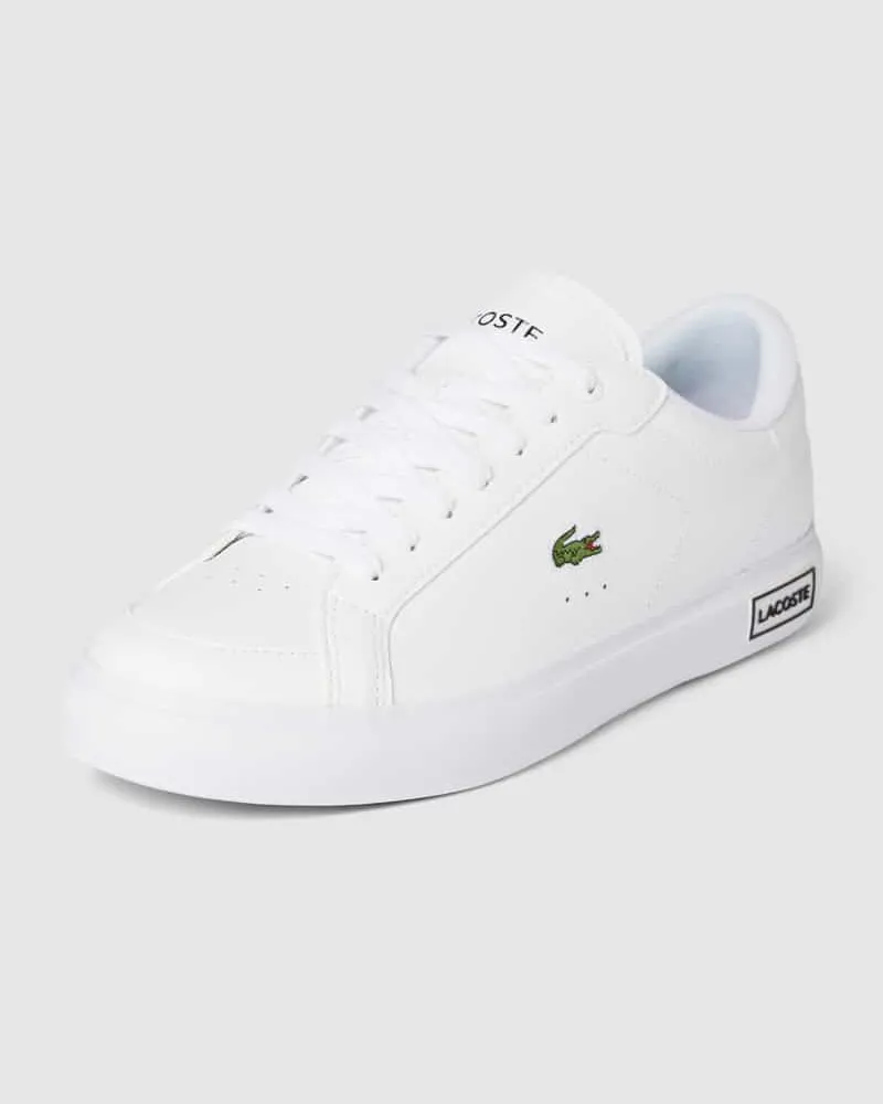 Lacoste Sneaker mit Label-Details Modell 'POWERCOURT Weiss