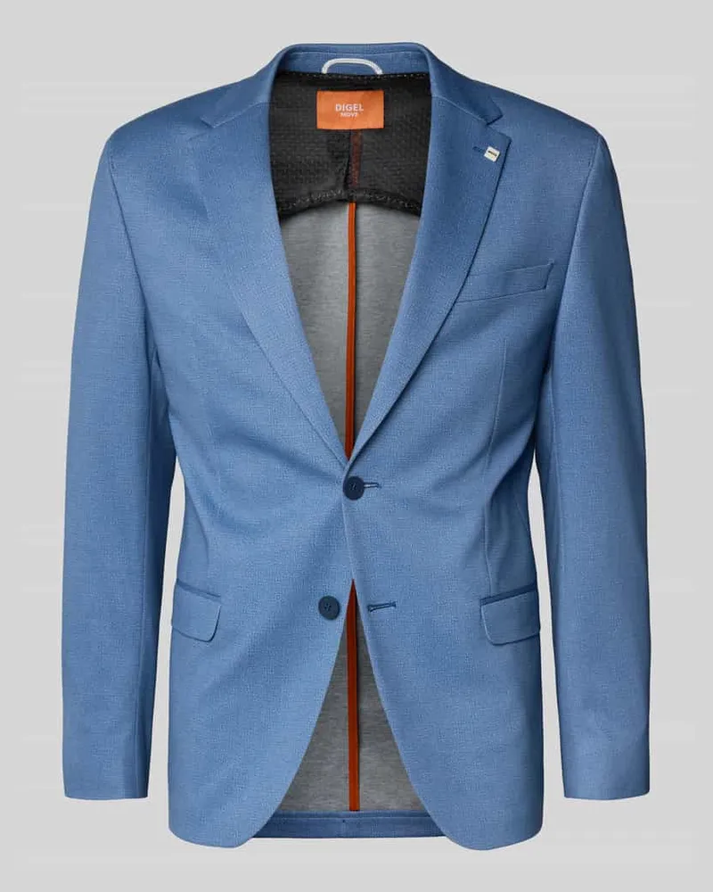 Digel Slim Fit 2-Knopf-Sakko Modell 'Anello Hellblau