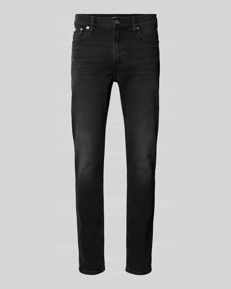 Calvin Klein Slim Fit Jeans im 5-Pocket-Design Black