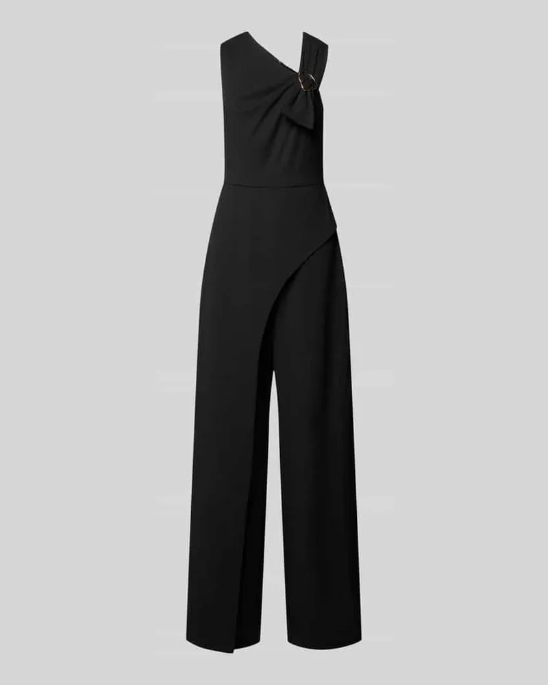 Adrianna Papell Jumpsuit mit Applikation Black