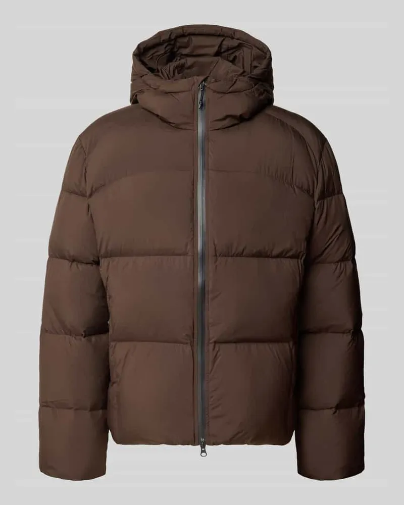 Samsøe & Samsøe Steppjacke mit Kapuze Modell 'PAX Schoko