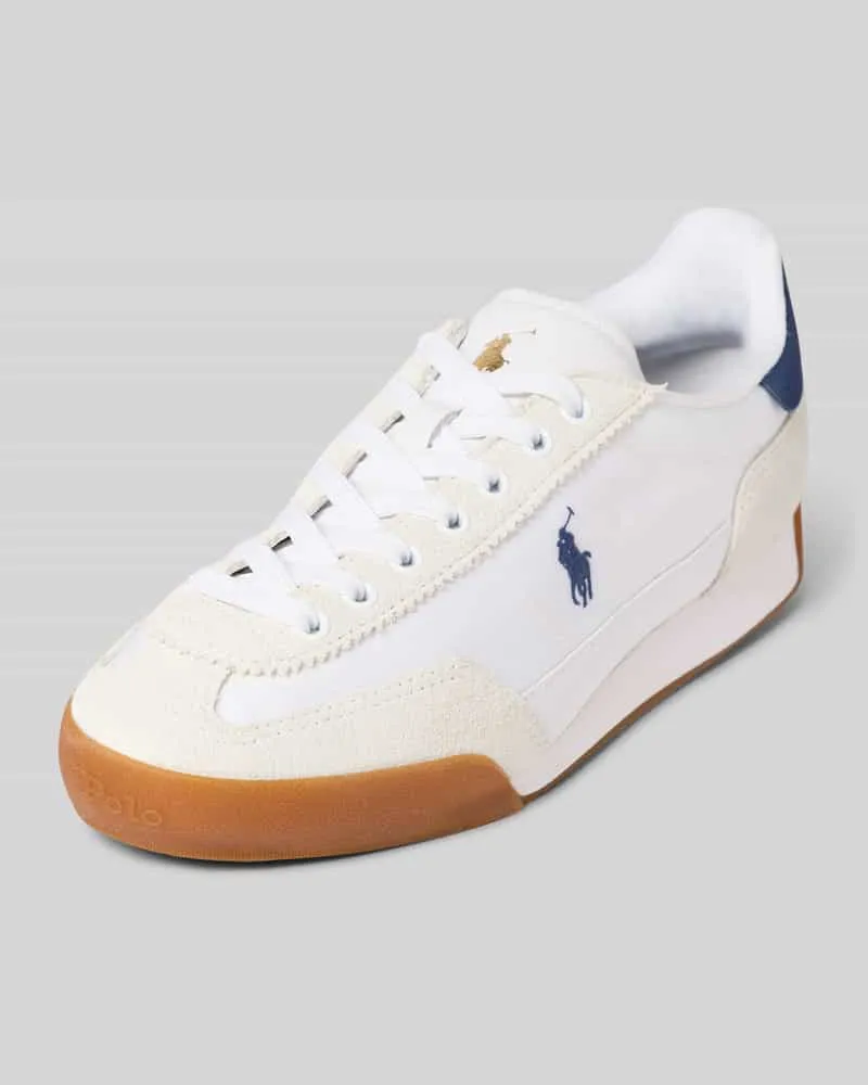 Ralph Lauren Sneaker mit Label-Stitching Modell 'HESTER Weiss