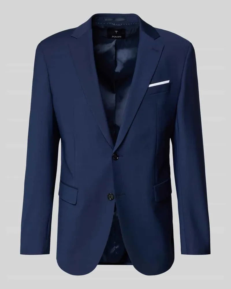 JOOP! Slim Fit 2-Knopf-Sakko mit Pattentaschen Marine