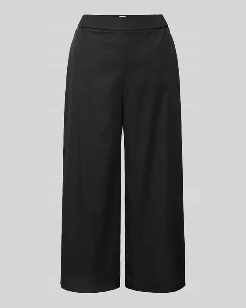 RAFFAELLO ROSSI  Wide Leg Culotte mit elastischem Bund Modell 'JOLIE Black
