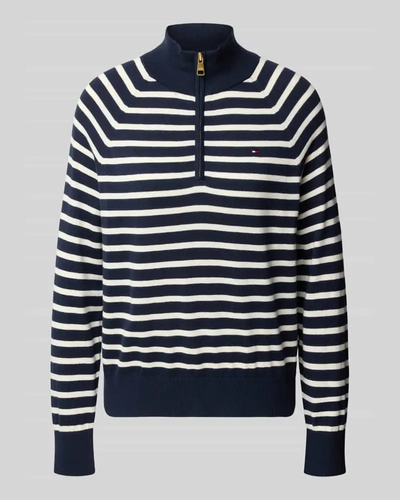 Tommy Hilfiger Pullover mit Logo-Detail Weiss