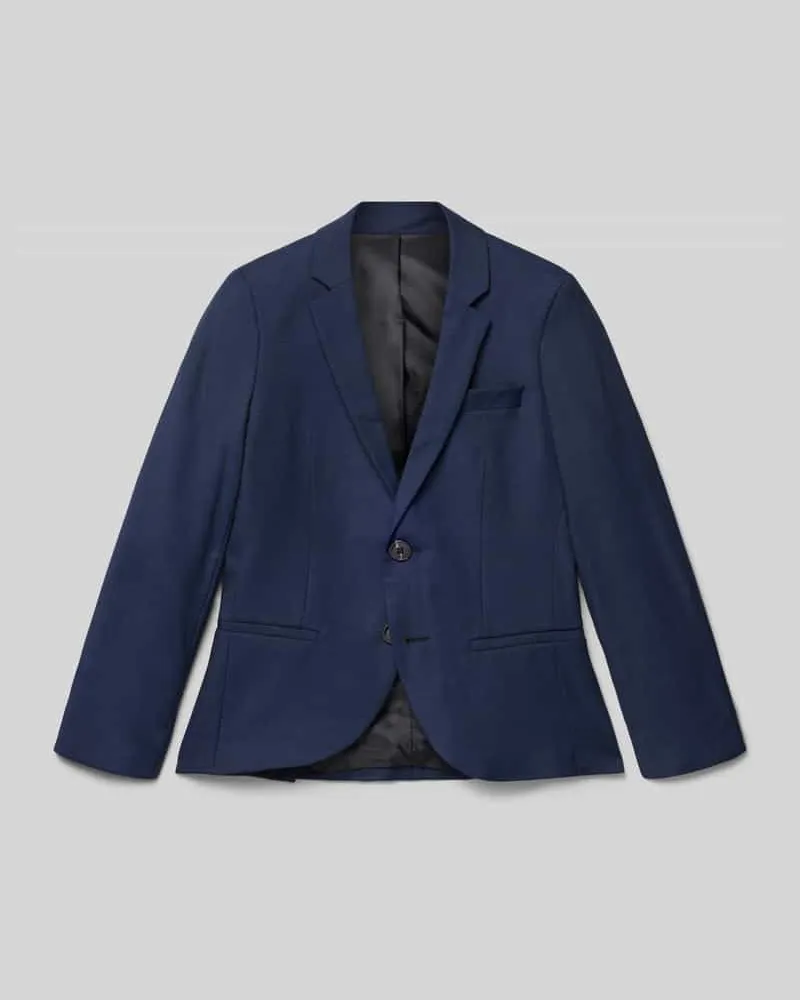 Jack & Jones Blazer mit Reverskragen Modell 'SOLARIS Marine