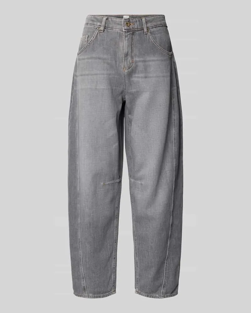 Brax Barrel Jeans in verkürzter Passform Modell 'MEGAN Hellgrau